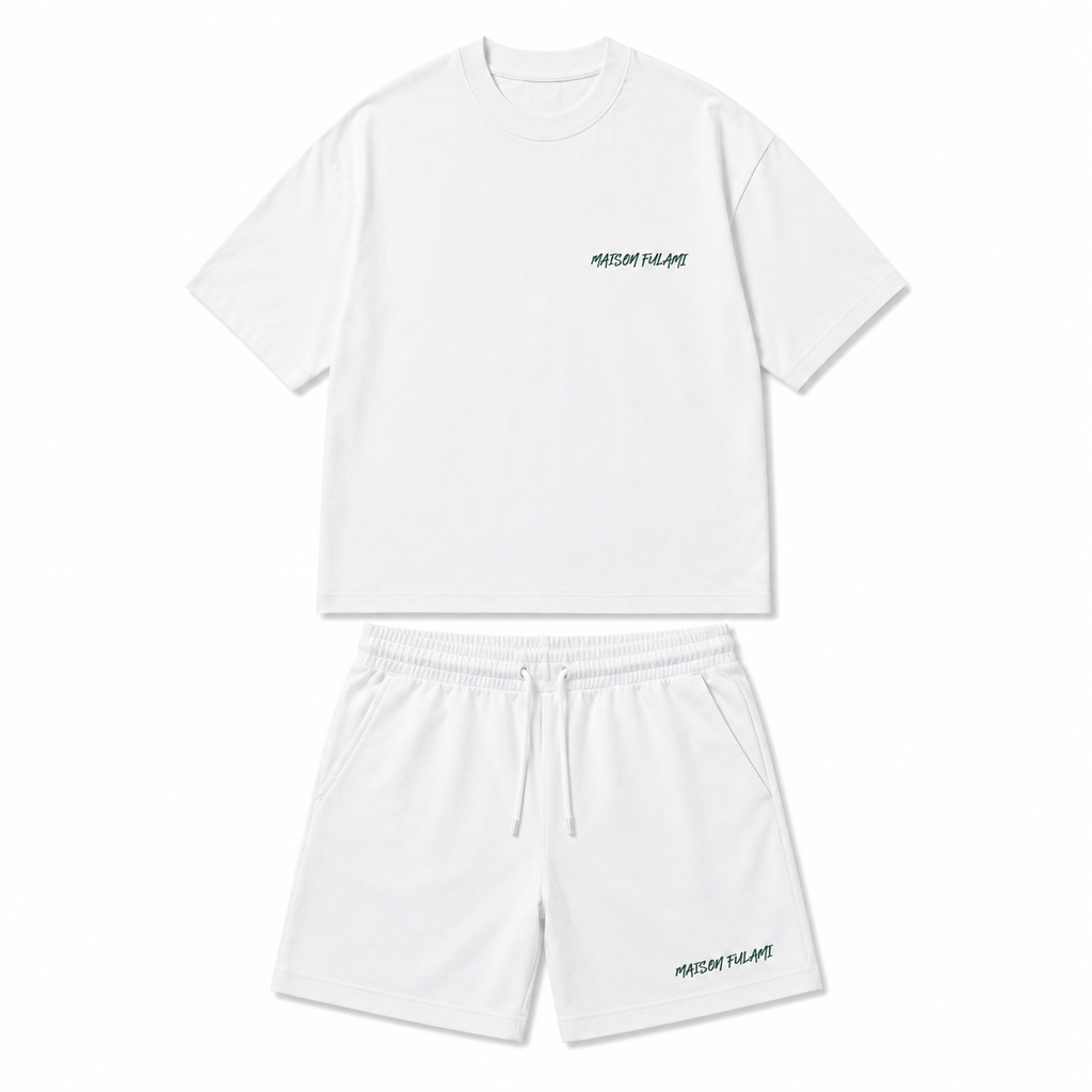 ENSEMBLE "DOUBLE MF" BLANC