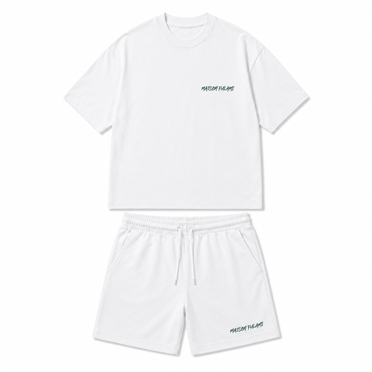 ENSEMBLE "DOUBLE MF" BLANC