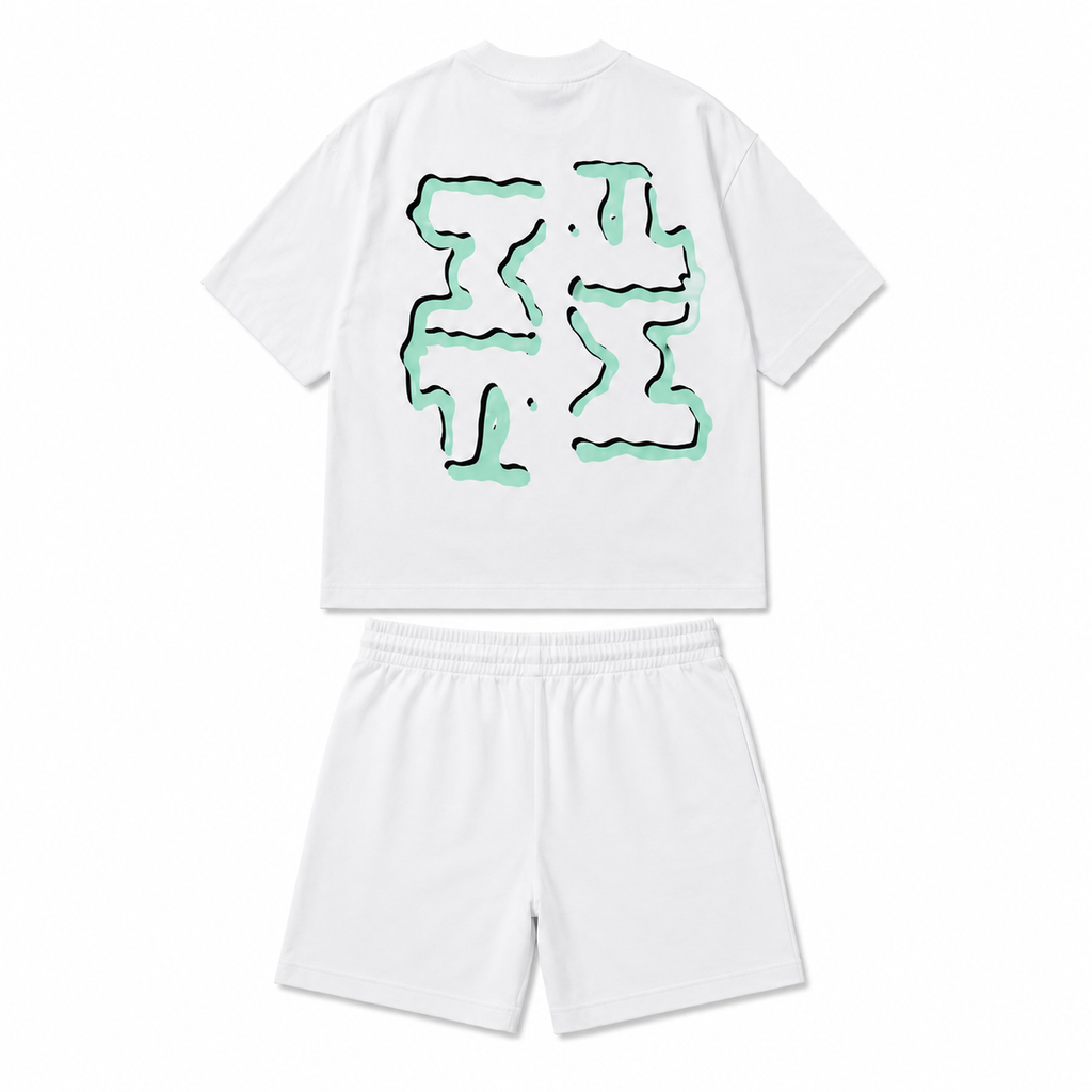 ENSEMBLE "DOUBLE MF" BLANC