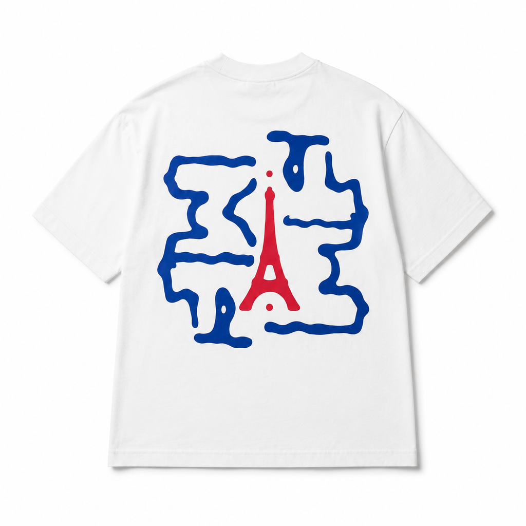 T-SHIRT "DOUBLE MF" PARIS